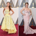 2016 Oscars Red Carpet dresses Alicia Vikander Jennifer Jason Leigh