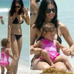 Adriana Lima s little black bikini
