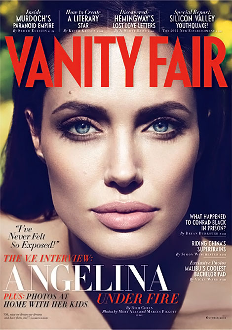 Angelina Jolie Vanity Fair cover October 2011