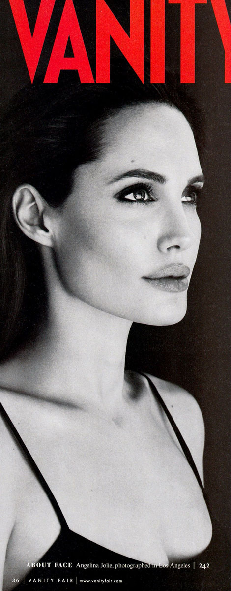 Angelina Jolie gorgeous portrait Vanity