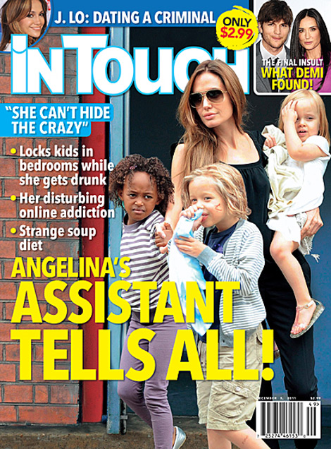 Angelina Jolie InTouch cover