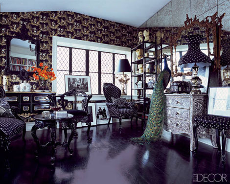 Anna Sui s home living room