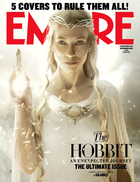 Cate Blanchett as The Hobbit’s Galadriel Covers Empire December 2012
