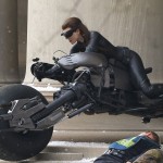 Catwoman stairs stunts