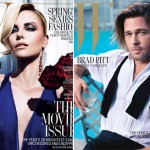 Charlize Theron Brad Pitt cover W magazine February 2012