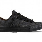 Converse black Moto leather sneakers