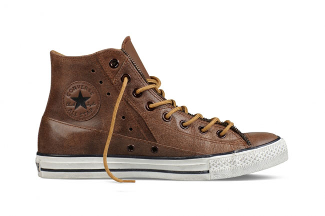 Converse brown leather Moto