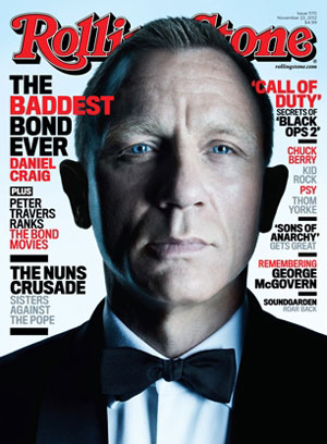 Daniel Craig’s Bond Rolling Stone Cover