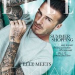 David Beckham Elle UK Magazine July 2012 subscribers cover