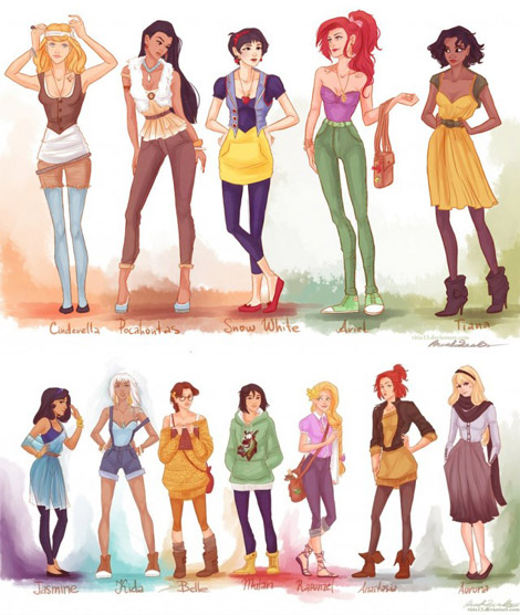 Disney Princesses wardrobe update