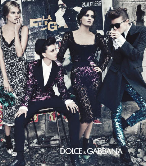 Dolce and Gabbana fw 11 12 ad campaign