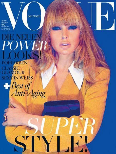 Doutzen Kroes Vogue Germany October 2011 cover