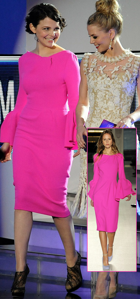 Ginnifer Goodwin s pink Roksanda Ilincic dress People s Choice Awards 2012