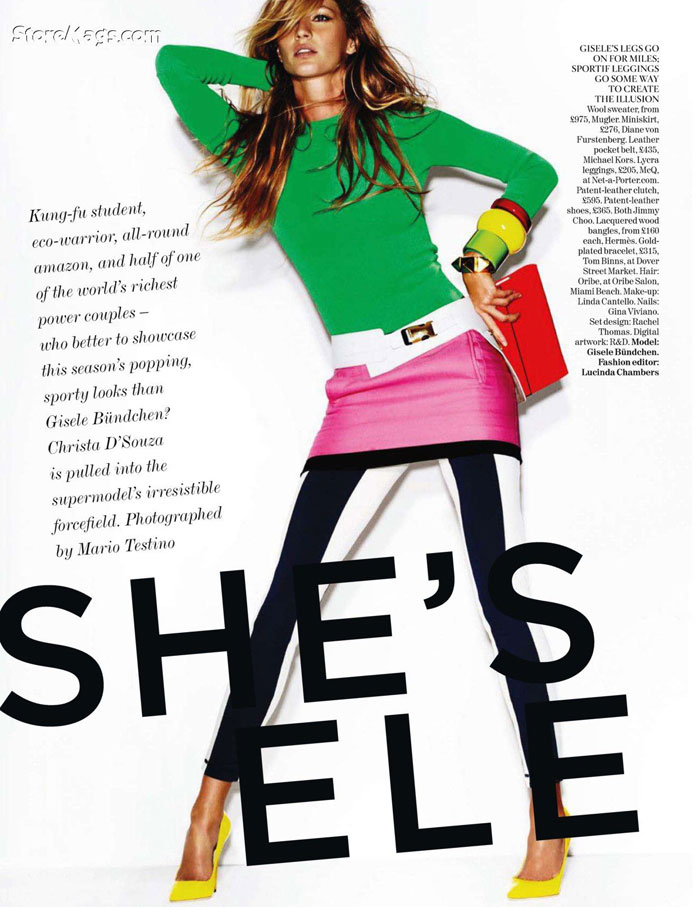 Gisele Bundchen Vogue UK December 11