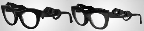 Givenchy Black Panther Velvet Pony Skin Sunglasses