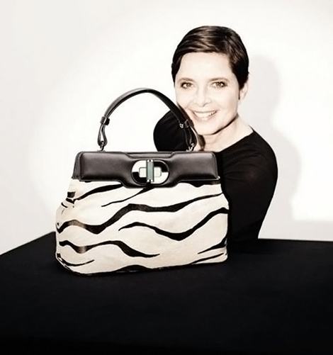 Isabella Rossellini Bvlgari bags collection