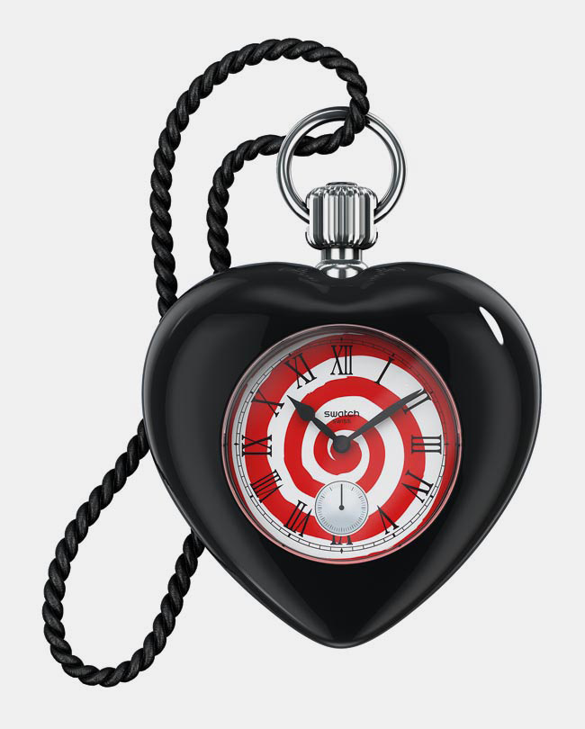 Jeremy Scott heart shaped Swatch watch