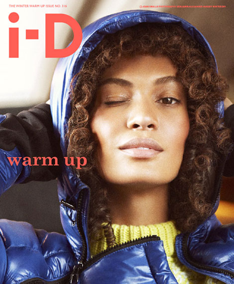 Joan Smalls Is Warming Up i-D’s Winter 2011 Cover. Benjamin Eidem Too