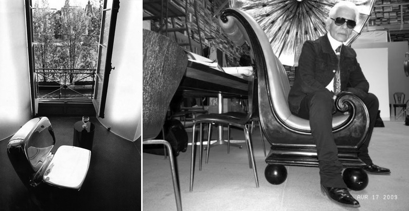 Karl Lagerfeld s home in Paris
