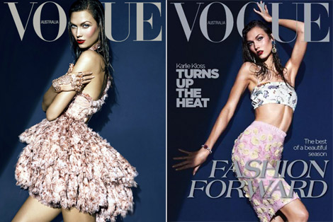 Karlie Kloss covers Vogue Australia March 2012
