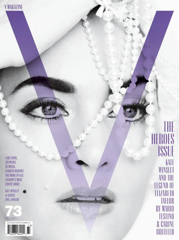 Kate Winslet V Magazine Fall 2011 cover photographed by Mario Testino