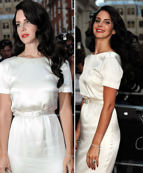 Lana Del Rey’s New Hair (And Wayne Cooper White Dress)