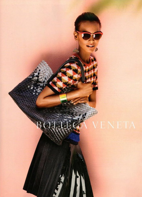 Liya Kebede’s Bottega Veneta Spring Summer 2012 Ad Campaign