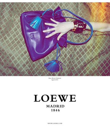 Loewe FW 2011 campaign Flamenco bag
