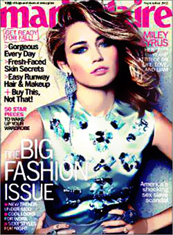 Miley Cyrus Covers Marie Claire US September 2012. Wedding Day Is Near