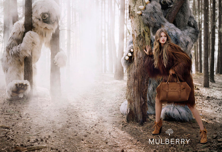 Mulberry Fall 2012 Wild Things ad campaign