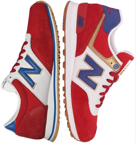 New Balance 420 and 574 Road to London Red