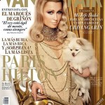 Paris Hilton Vanity Fair Spain golden cover