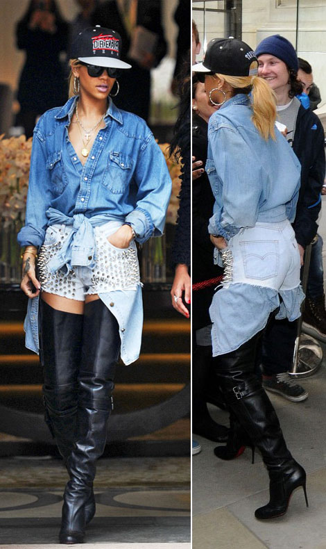 Check Out Rihanna’s Jeans Outfit
