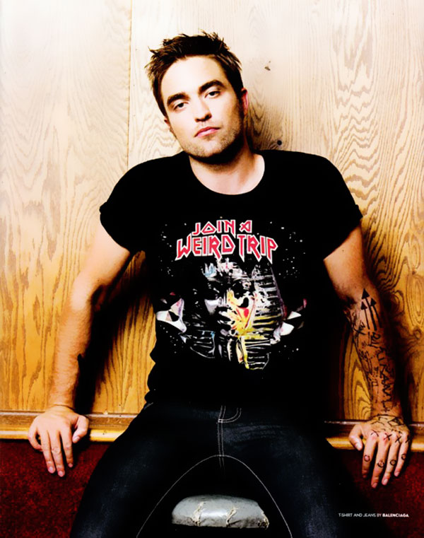 Robert Pattinson Balenciaga t shirt