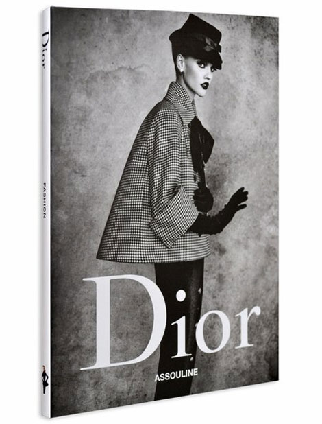 Sasha Pivovarova in Dior books box Assouline