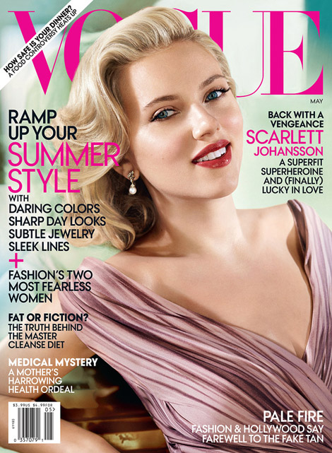 Scarlett Johansson Vogue US May 2012 cover