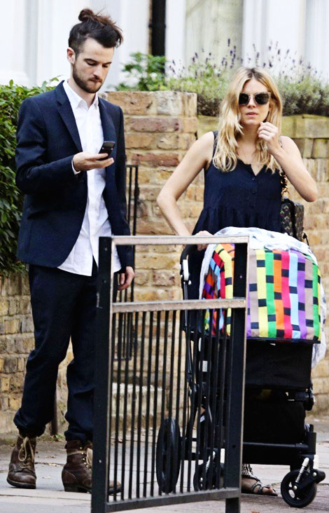 Sienna Miller’s Missoni Bugaboo Stroller For Baby Marlowe