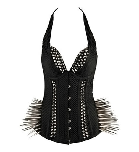 Agent Provocateur Metal Spikes Leather Corset