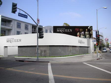 Alexander McQueen Melrose LA Store