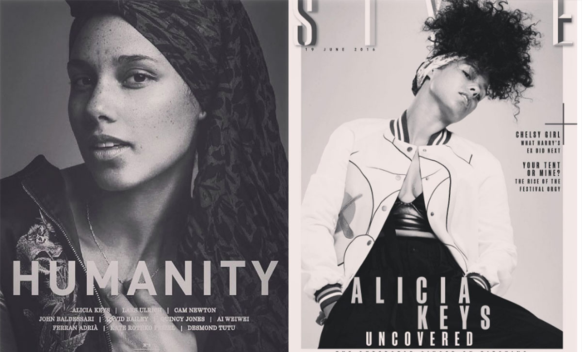 Alicia Keys Humanity Style magazines covers
