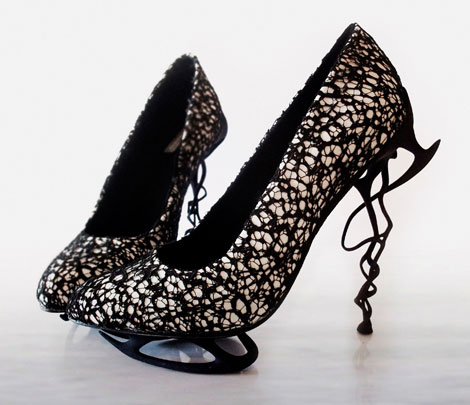 Anastasia Radevich shoes collection 2011 kinetik lace