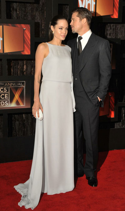 Angelina Jolie Critics Choice Awards 2009 Max Azria dress