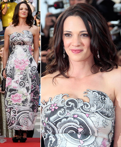 Asia Argento Armani Cannes 2009 opening
