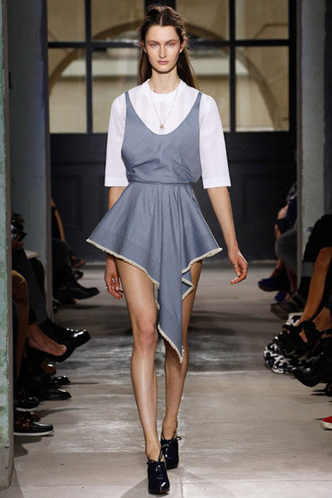 asymmetrical skirt Balenciaga Spring Summer 2013