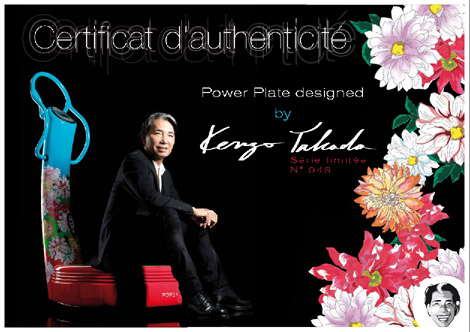 Authenticity Certificate Kenzo Power Plate