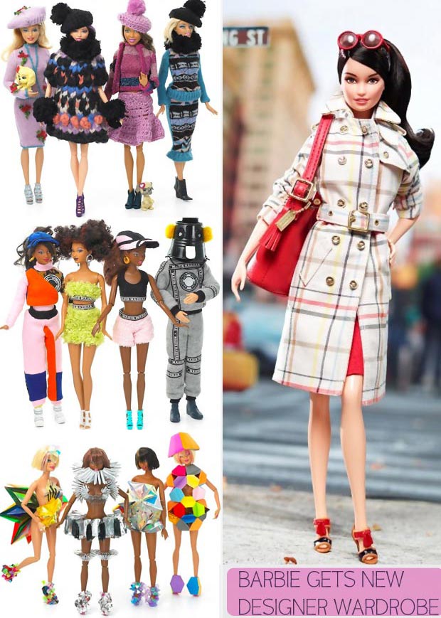 Barbie 2013 designer wardrobe