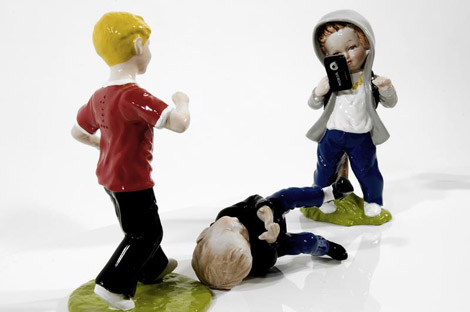 Barnaby Barford porcelain figurines bullies