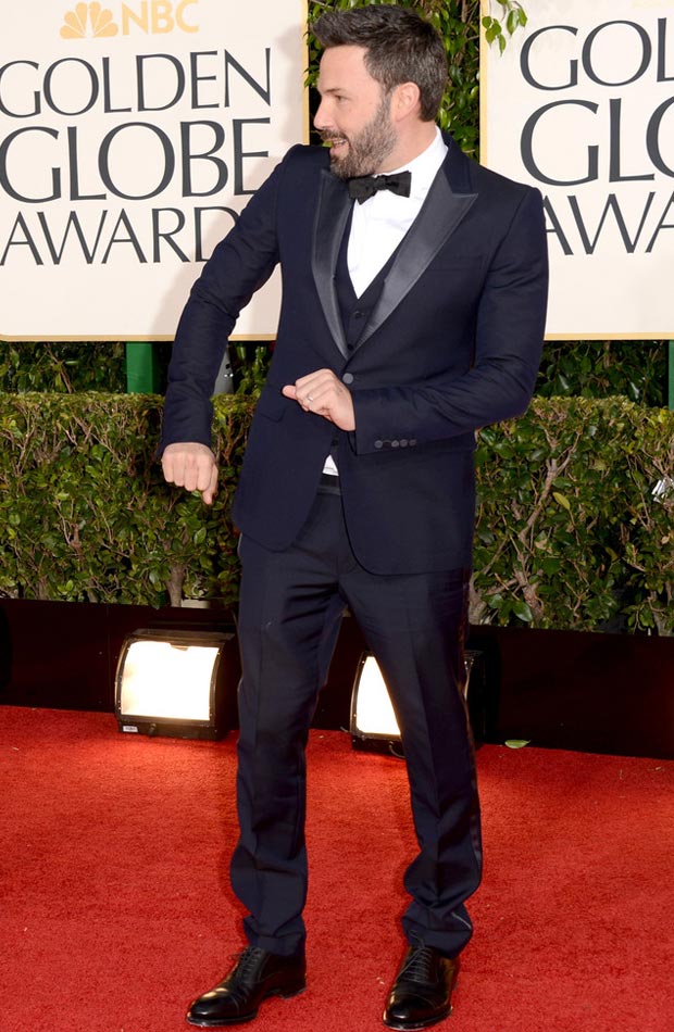 Ben Affleck dance 2013 Golden Globes Red Carpet