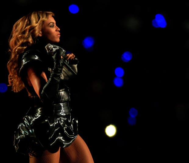 Beyonce stage outfit Rubin Singer Super Bowl Halftime