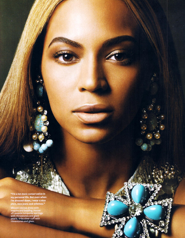 Beyonce Knowles Instyle magazine November 2008 4